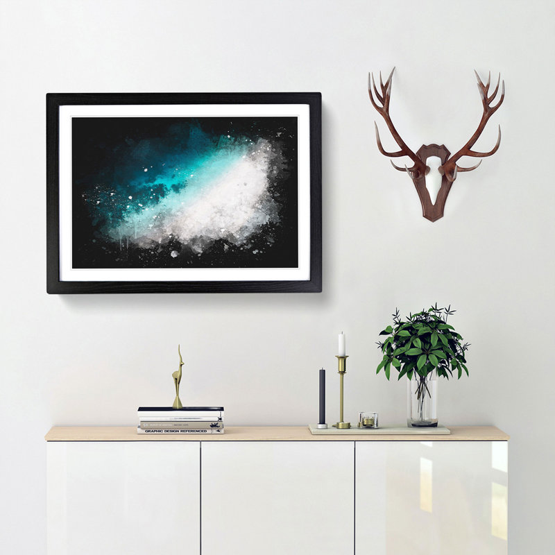 Cocoa Island Beach - Framed Print, Black Framed, 62cm H x 87cm W x 2cm D