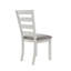 Ensemble de chaises de salle à manger Modern Farmhouse, ensemble de 4 chaises d'appoint rembourrées en bois massif