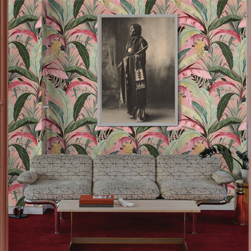 Aadesh Pink Banana Plant Wallpaper