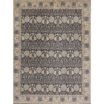 Transitional One-of-a-Kind Rectangle 11'8" X 14'5" Hand Knotted Area Rug