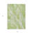 3' X 5' Green And Ivory Abstract Washable Indoor Outdoor Area Rug