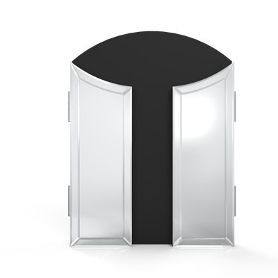 Faustine Trifold Arched Vanity Mirror