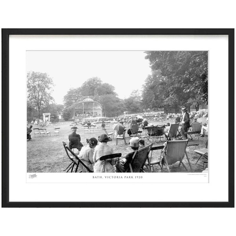 Bath, Victoria Park 1920 - Single Picture Frame Print, 28cm H X 36cm W x 2cm D