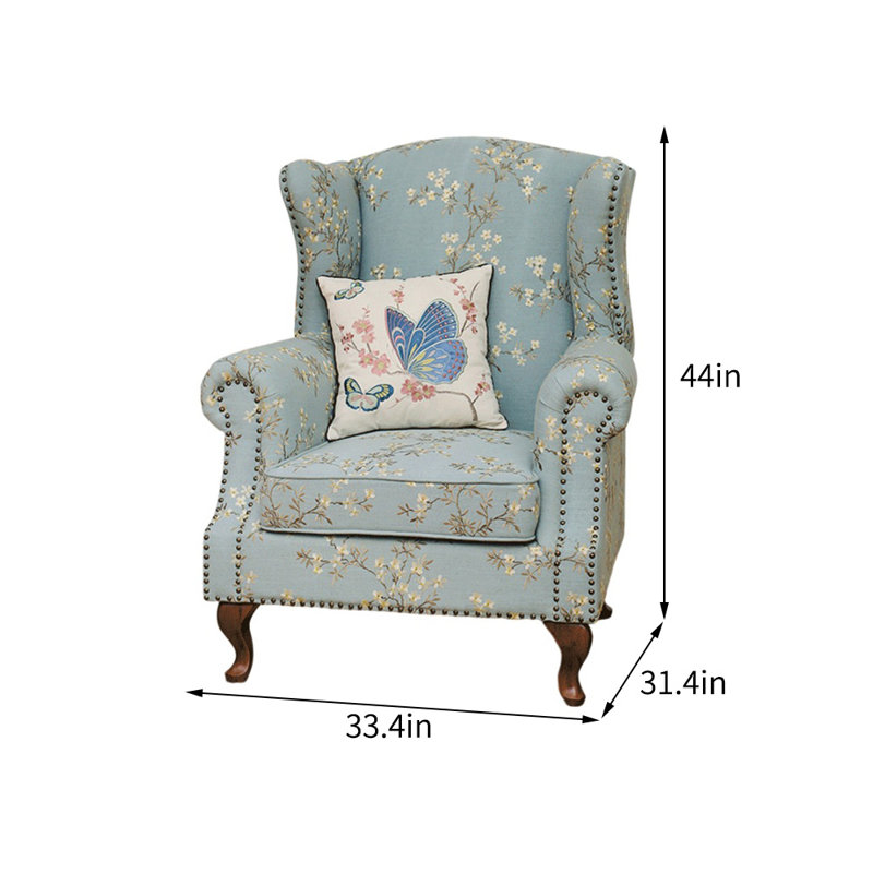 Fauteuil de 33,4 po de large Katsura