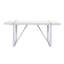 Minimalist Smooth-Finish Sled Base Dining Table - Urban Rectangular-776336779-776336820