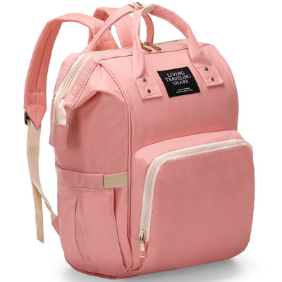Diaper Bag Backpack Outdoor Bookbag Picnic Rucksack, Multifunctional Mommy Nappy Bags with Insulated Pockets, Waterproof, Large Capacity
