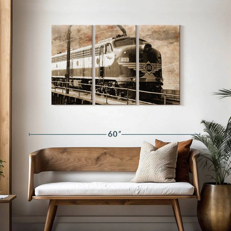 Mehar Erie Train, 28" H x 45" W