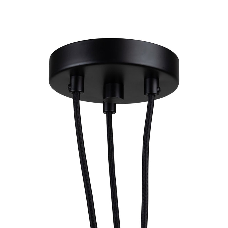 Rothman Pendant - Black - 7-Light, 3