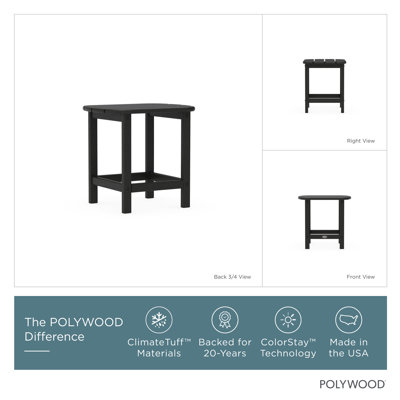 POLYWOOD South Beach 18" Side Table
