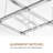 24-Pack 4.25 Inch New Construction Mounting Plate, Universal Cast Iron Rough-In Bracket for 4 Inch LED Recessed Lights, Shallow Housing Junction Box Plate for Remodeling & Ceiling Projects