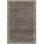 Yasmin Hand Knotted Striped Area Rug in Dark Gray/Camel/Beige-139753473