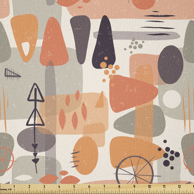Deatria Grunge and Distressed Effect Surreal Inspired Multi-Purpose Fabric