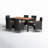 Callan Rectangular 6 - Person 59.05" Long Dining Set with Cushions-424226909