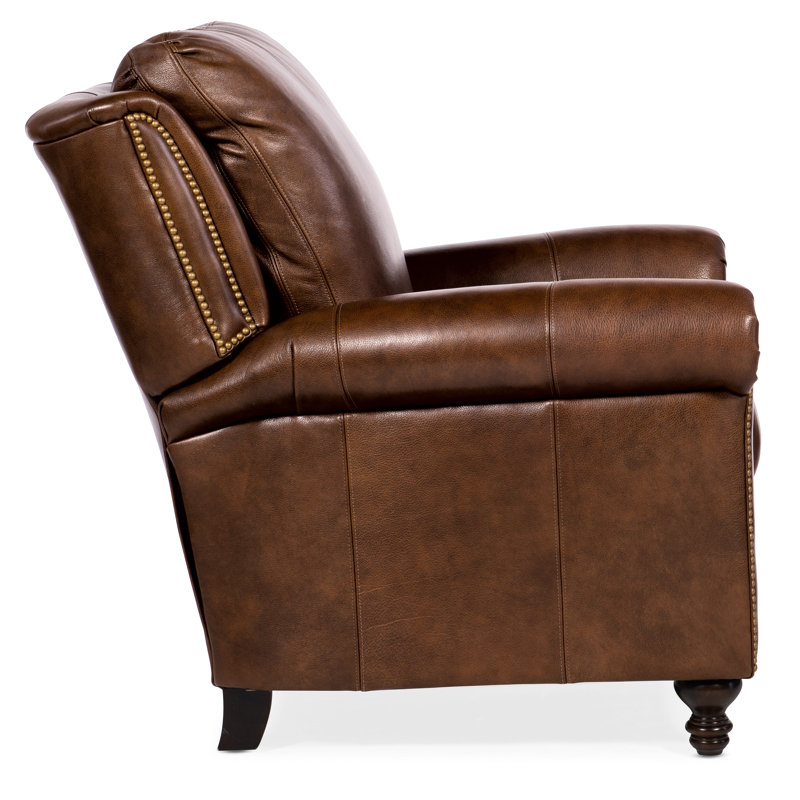 Richardson Recliner, Natural Brass with Turned Leg