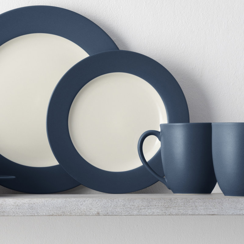 Assiettes à salade Noritake Colorwave, 8 1/4 po, Bleu