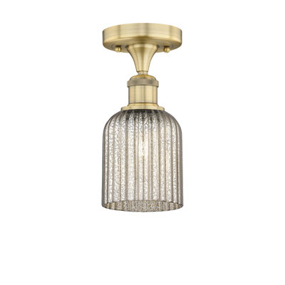 Edison - Adriena - 1 Light 5" Semi-Flush Mount