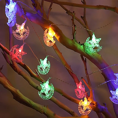 LED Star Moon IP43 Waterproof String Lights