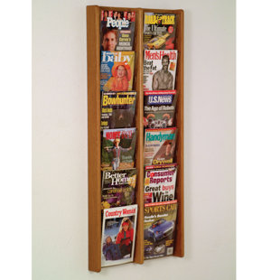 Wooden Mallet 48'' H Magazine Rack
