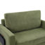 Canapé-lit simple 47,2 po avec canapé-lit, matelas pliable, table d'appoint pliable, pochette de rangement latérale et deux ports USB pour le salon-451900077