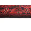 Tapis de zone en laine rouge 3 pi 4 po x 4 pi 10 po one-of-kind à la main-noué la 2010 esari turque Alarick