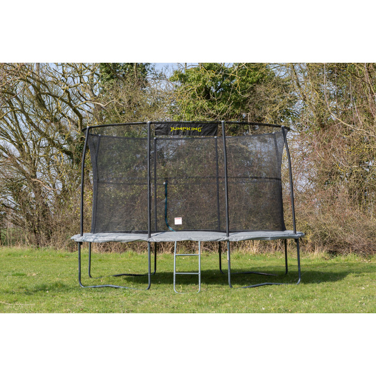 9ft x 13ft JumpKing Oval Combo Pro Trampoline with Safety Enclosure