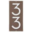 Plaque d’adresse murale sur 1 ligne flottante-41299803-41299973-41303796