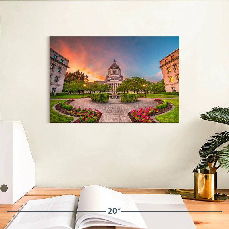 Washington State Capitol, 8" H x 12" W