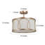 Plafonnier cylindrique semi-encastré 3 lumières Azie