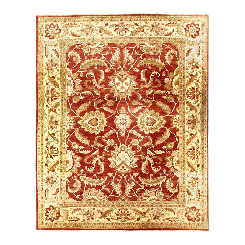 One-of-a-Kind 15'11'' X 12'11'' 2010s Wool Area Rug in Rust/Beige