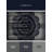 Soft Plush Eberhard Global Inspired Geometric Shapes Area Rug in Gray – Navy Binding-1198925960