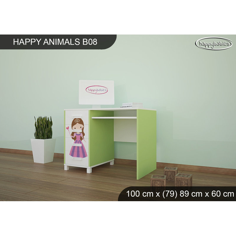 100cm Writing Desk, Green