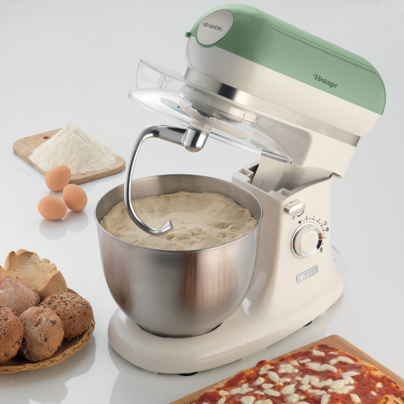 Ariete 1200W Vintage 5.5L Stand Mixer Cream, Greem