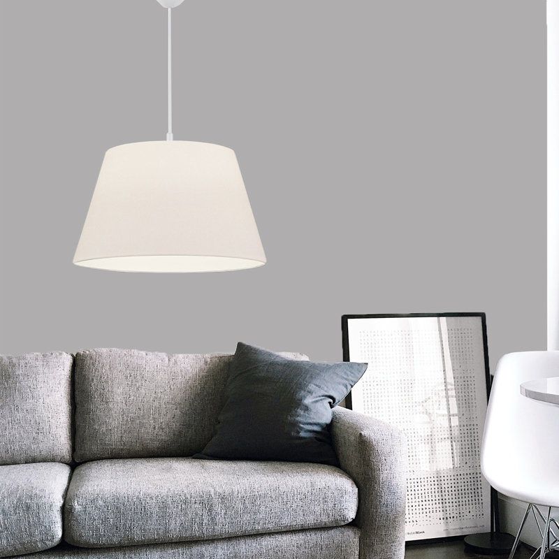 Luminaire suspendu 1 lumière à abat-jour Colerain