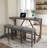 Maialen 3 - Person Trestle Dining Set-1297745342