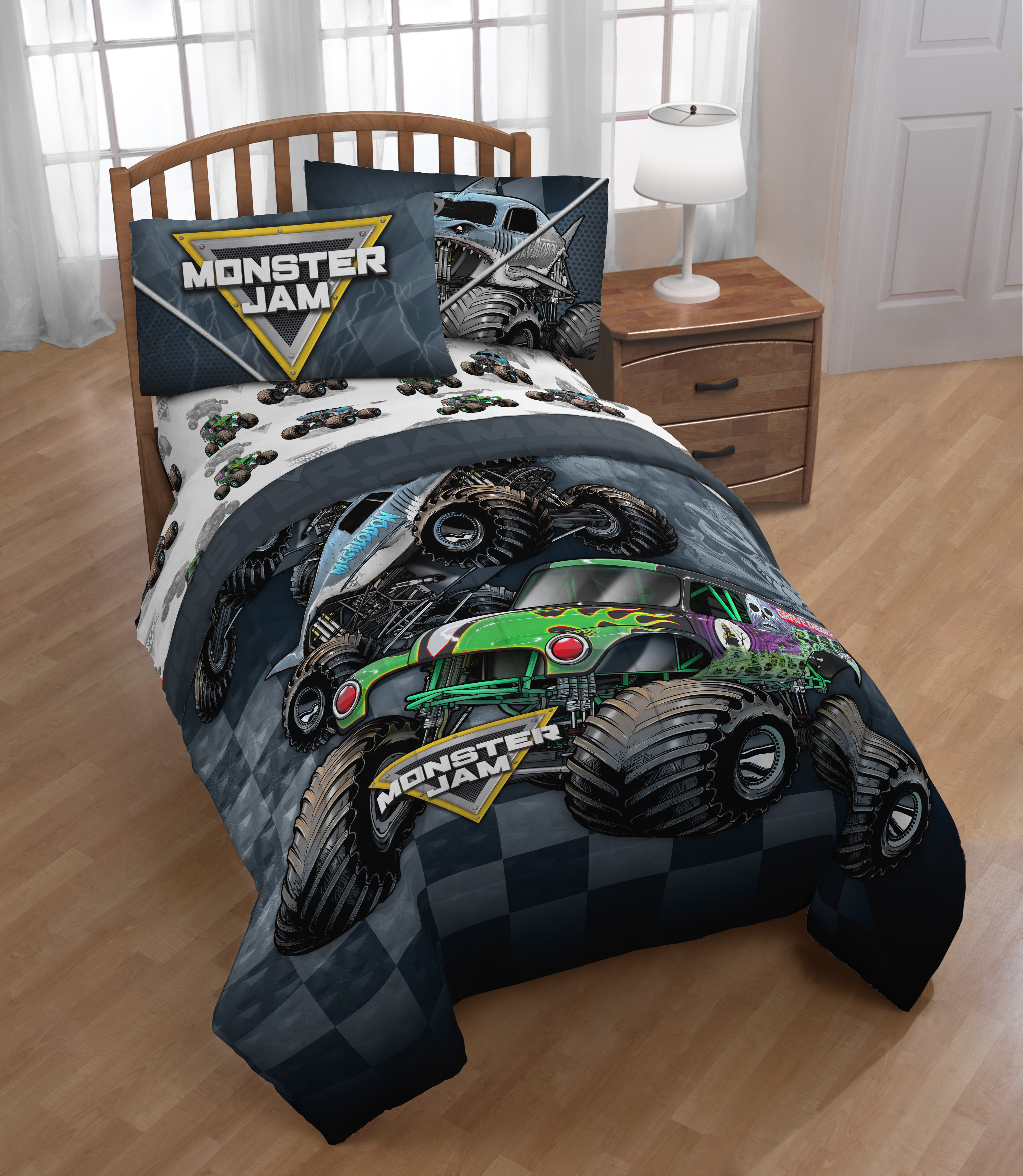Monster Jam Rug Monster Jam Slash Bedding Set w/ Sham & Reviews | Wayfair
