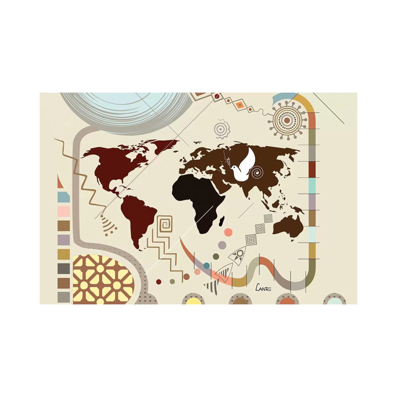 World Soaring by Lanre Studio - Wrapped Canvas Print, 20.32 cm H x 30.48 cm W