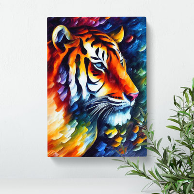 Tiger Portrait No.3 - Wrapped Canvas