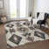 Machine Washable Indoor/Outdoor Xhevrie Beige Rug