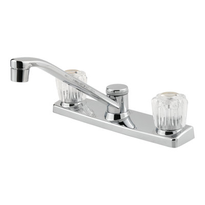 Pfirst Series Double Handle Kitchen Faucet