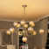 Rael 13 - Light Sputnik Modern Linear Glass Bubble Dining Chandelier