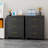 3 Drawer Metal Lateral Office File Storage Cabinet with Lock-385614057