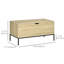 Banc de rangement à couvercle rabattable Tsakistra