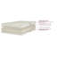 Natural 7.5'' Medium Latex Mattress and Box Spring Set-61835186