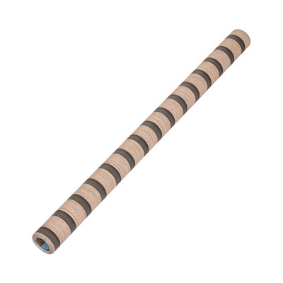 Self-Adhesive Wood Grain Stripe PVC Wallpaper