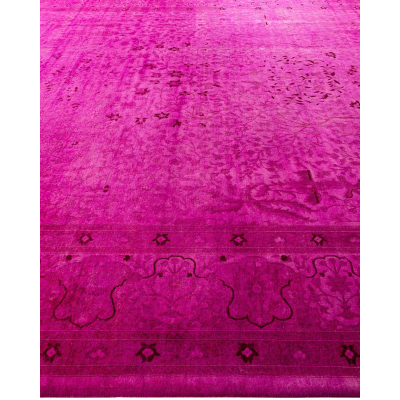 Overyed One-of-a-Kind Rectangle 9'2" X 12'1" Hand Knotted Area Rug