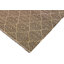 Tapis gris rectangulaire en laine noué à la main à motif géométrique 10 pi 6 po x 14 pi 1 po Madison-Grace