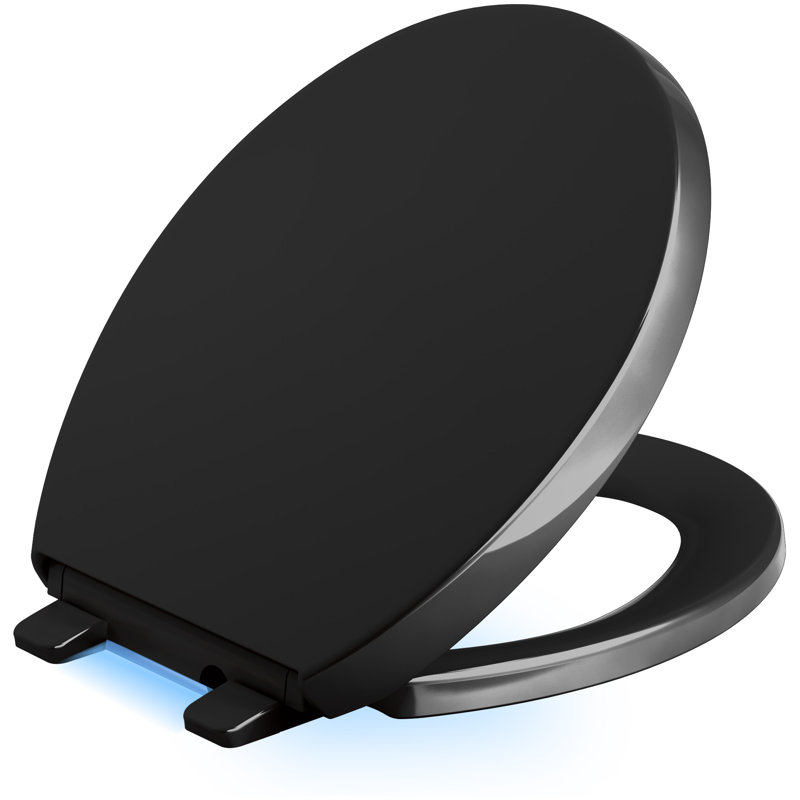 Siège de toilette Reveal Quiet-Close avec Grip-Tight, Noir