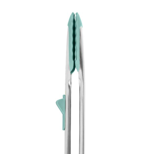Silicone Tip Top Tongs - Light Aqua, Light Aqua