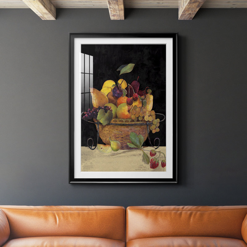 Reproduction encadrée de qualité supérieure - prête à être suspendue 47223, H 42,5 po x l 30,5 po x P 1 po, Cadre noir