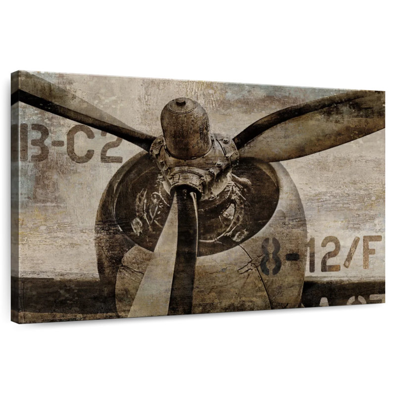 Vintage Propeller, 8" H x 12" W